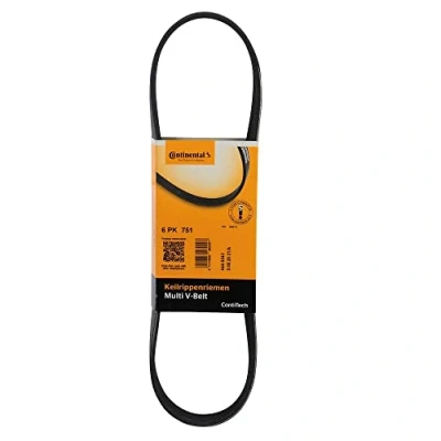Abbildung von CONTITECH 6PK751 Keilrippenriemen 751 6 VOLKSWAGEN: Lupo / 3L, Polo III Schrägheck, GOLF 3, SEAT: Arosa, Ibiza 3 2
