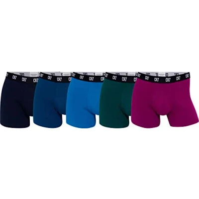 Abbildung von Cristiano Ronaldo CR7 5 PACK Panties, Herren, Größe: Small, Blue/red/green