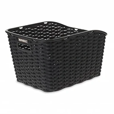 Abbildung von Fahrradkorb Für Gepäckträger Basil Weave WP 43 X 32 25 Cm Schwarz