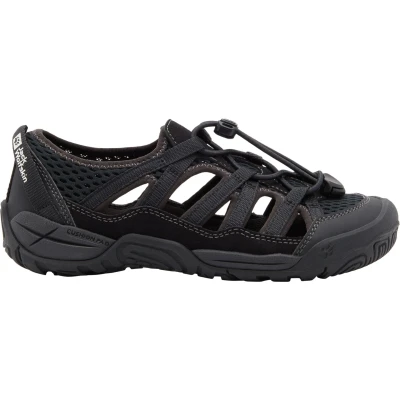 Abbildung von Jack Wolfskin Levente Unisex Trekkingsandale für Kinder, Größe: 26, Black Schuhe
