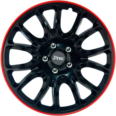 Abbildung von J TEC Hero GTR J13575 Radblenden 13Zoll schwarz/rot