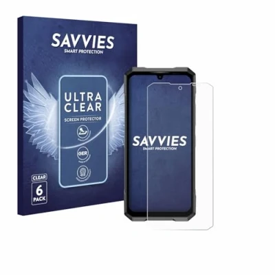 Abbildung von Savvies 6 Stück Schutzfolie für Doogee Blade GT Displayschutz Folie Ultra Transparent