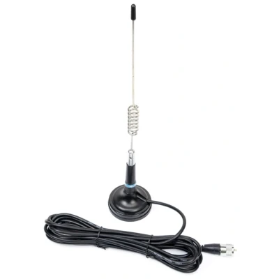 Abbildung von CB Antenne PNI ML29, Länge 29 cm, mit mitgeliefertem Magnet Ø 70 mm, RG58 Kabel