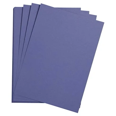 Abbildung von Clairefontaine 90780C Packung mit 25 Bogen Zeichenpapier Etival Color, DIN A3, 29,7 x 42cm, 160g, 1 Pack Ultramarinblau