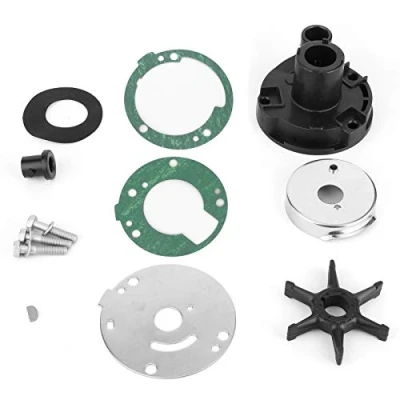 Abbildung von Reparatursatz für Wasserpumpe, Qiilu Wasserpumpen Reparaturset Außenbordmotoren aus Edelstahl 689 W0078 Passend 25/30 PS