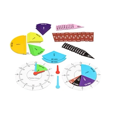 Abbildung von WISSNER 120140 aktiv lernen Fraction Clock ZeitangabenundBruchteile