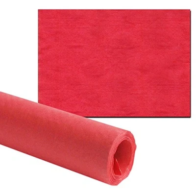 Abbildung von Damasttischtuchrolle rot 8m lang 1m breit