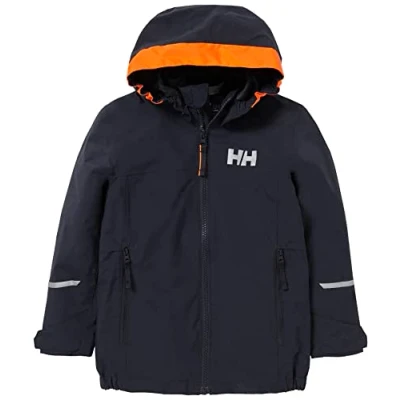 Abbildung von Helly Hansen K Shelter 20 Regenjacke / wasserabweisende Jacke für Kinder, Größe: 140, Navy