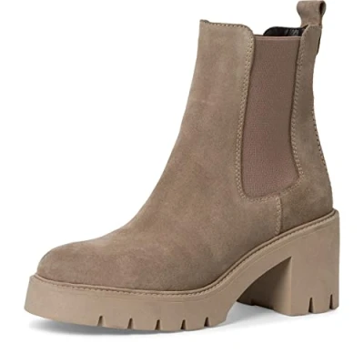 Abbildung von Tamaris Ankle Boot, Damen, Größe: 41, Taupe Schuhe