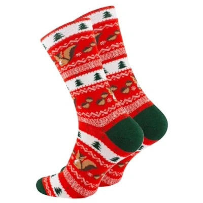 Abbildung von Vincent Creation FUN Socken, Größe: 37 41, Eichhörnchenrot