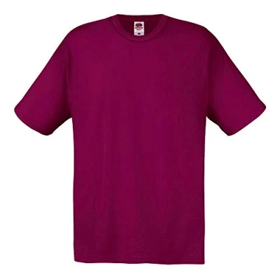 Abbildung von Fruit of the Loom T Shirt &#039;Original T&#039; / Burgundy, S