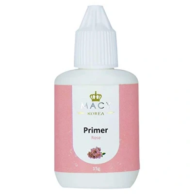 Abbildung von Wimpernverlängerung Macy Lash Primer zur Entfettung &amp; Vorbehandlung für die 4 verschiedene Düfte 15g, Duftrichtung: Rose