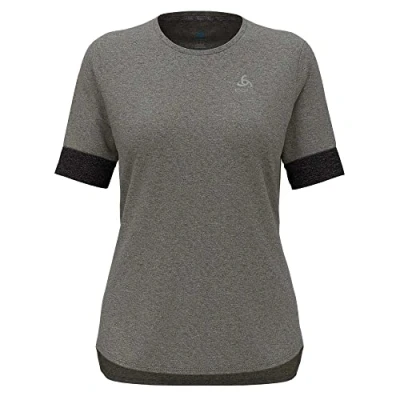 Abbildung von ODLO CREW NECK RIDE 365 Sport Tshirt, Damen, Größe: XS, Black melange/grey melange