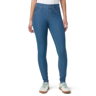 Abbildung von HUE Damen Essential Denim Leggings, Mittlerer Waschung, S