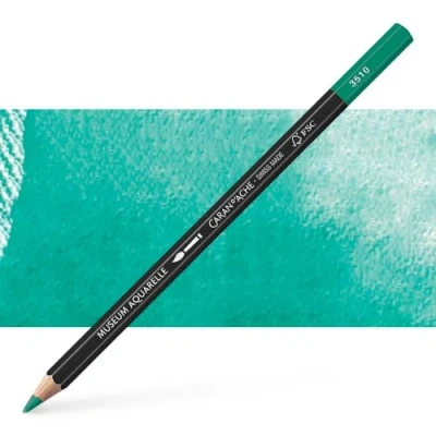 Abbildung von Caran d&#039;Ache Museum Aquarelle Bleistift 3510.214/ NR 214 BERYL GREEN/BERYLGRUEN FSC (1 Stück/ (Pack of 1)