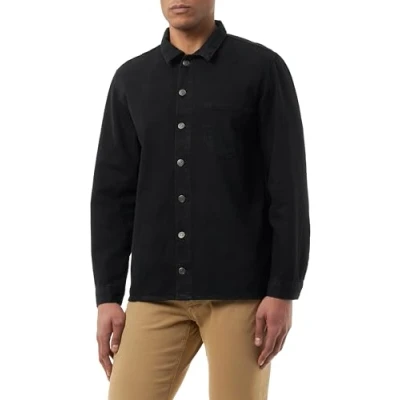 Abbildung von Trendyol Gewoontjes Jeansjacke black, Herren, Größe: Large, Black