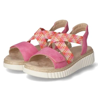 Abbildung von TOM Tailor Plateausandalette, Damen, Größe: 38, Pink Schuhe