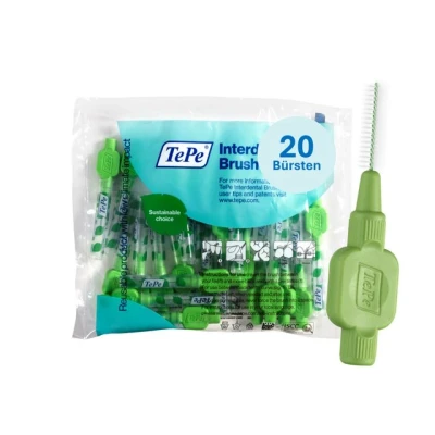 Abbildung von TePe Interdentalbürsten Original Zahnreinigungsstäbchen aus Schweden, Effiziente Zahnpflege, ISO Größe 5, 20 Stk.