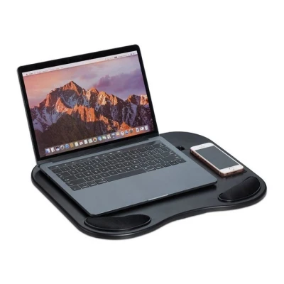 Abbildung von relaxdays Laptop Tablett Kniekissen schwarz, Kunststoff