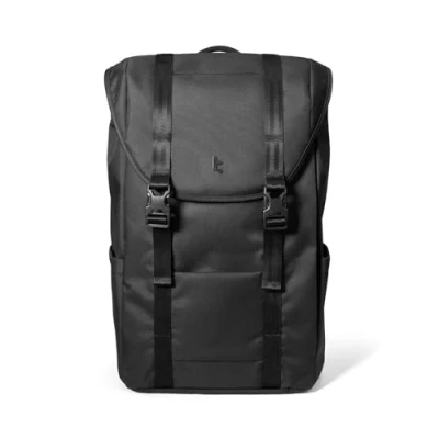 Abbildung von tomtoc Laptop Rucksack für Damen Herren, Vintage Tagesrucksack Daypack Casual Backpack mit 22 Liter Alltag Freizeit Uni Schule, Classic Rucksäcke Passt 13 15,6 Zoll Laptops, Schwarz