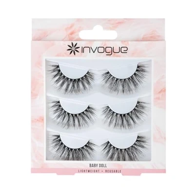 Abbildung von Invogue Multipack Künstliche Wimpern Vault 4 (3er Set)