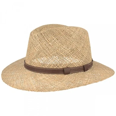 Abbildung von Strohhut Sonnenhut Made IN Italy 100% Seegras Traveller Besonders Leicht Flexibel Hautfreundlich Bequem