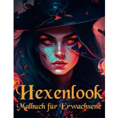Abbildung von Hexenlook Malbuch für Erwachsene: Das magische Leben der Hexen mit Zaubertränken, Hexerei und mehr