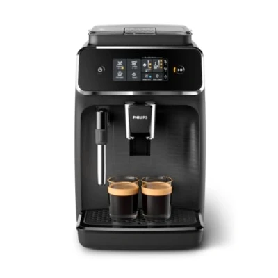 Abbildung von Philips Kaffeevollautomat &quot;2200 Serie EP2220/10 Pannarello&quot;, für 2 Kaffeespezialitäten und anpassbarer Aromastärke, mattschwarz