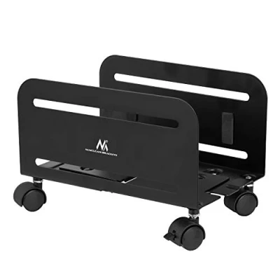 Abbildung von Maclean MC 851 Halterung, (PC Ständer Universal Computer bis 10kg mit Rollen)