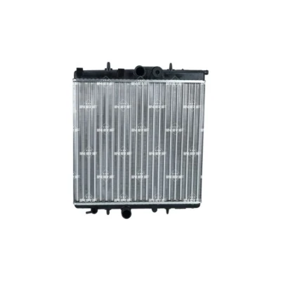 Abbildung von NRF 509523A Kühler, Motorkühlung Aluminium 395 380 23 Kühlrippen mechanisch gefügt PEUGEOT: 206 Schrägheck, SW, 206+ Schrägheck