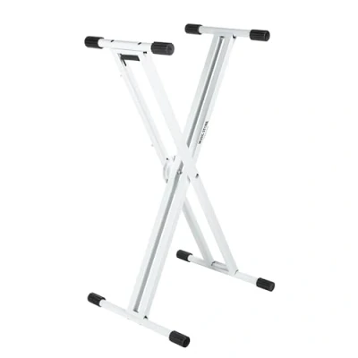 Abbildung von MUSIC STORE Keyboardständer, (Stative für Tasteninstrumente, Keyboardständer), KB 4 EX White Keyboardständer