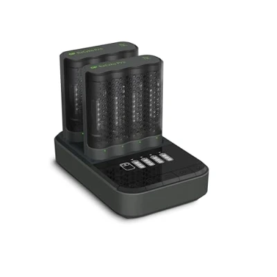 Abbildung von GP 2X ReCyko PRO Charger M461 (USB) mit D861 Ladestation inkl. 8X NiMH AA 2000mAh Akku
