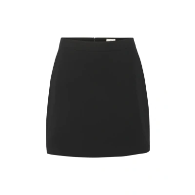 Abbildung von Kaffe Kasakura Alinienrock, Damen, Größe: 46, Black deep