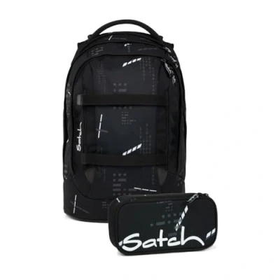 Abbildung von satch pack Schulrucksack Set 2tlg. inkl. Schlamperbox (Ninja Matrix)