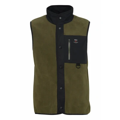 Abbildung von Indicode Jeans MAJS Weste, Herren, Größe: Small, Army