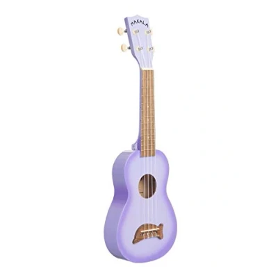 Abbildung von Makala Dolphin MK SD PLBURST Purple Burst Soprano Ukulele, with Tote Bag
