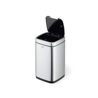 Abbildung von Durable Sensor Abfalleimer NO TOUCH, mit Inneneimer, 12 Liter, silber, 342123