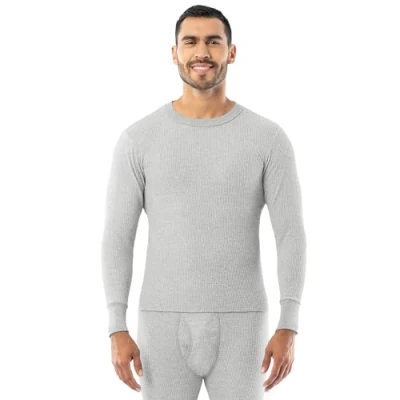 Abbildung von Indera Traditionelle Unterhose für Herren, Thermounterwäsche, Gr. S, Grau meliert