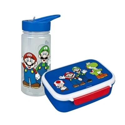 Abbildung von Scooli Lunchbox Super Mario, (Set, 2 tlg), mit Trinkflasche