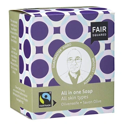 Abbildung von Fair Squared Seifenblock All in One Seife Olive