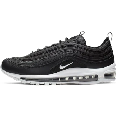 Abbildung von Nike Sportswear AIR MAX 97 Sneaker low, Herren, Größe: 47, Black/white Lederimitat/textil