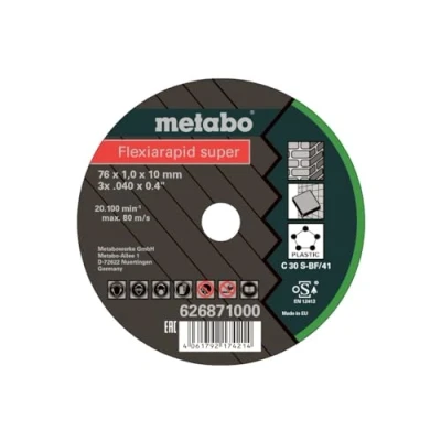 Abbildung von METABO FLEXIARAPID SUPER 626871000 Trennscheibe, Winkelschleifer 76 1 20100