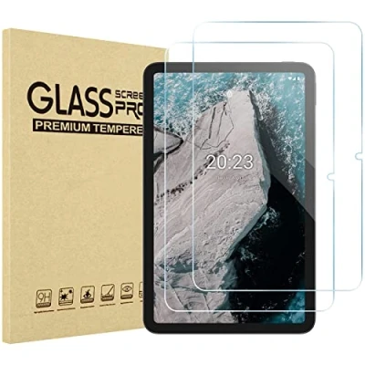 Abbildung von ProCase 2 Stück Displayschutzfolie für 10,36 Zoll Nokia T21 T20 2022/2021, Screen Protector Bildschirm Schutzfolio, gehärtetes Glas Schutzglas 10,4 Android 11 Tablet