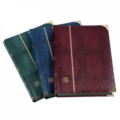 Abbildung von Comfort de luxe, Einsteckalbum A4 64 seiten (schwarzem) 9 Streifen Blau Abm: 230x305x55 pro Stk.