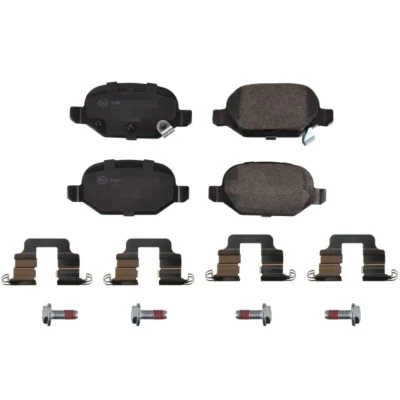 Abbildung von FEBI BILSTEIN 175268 Bremsbelagsatz Hinterachse mit akustischer Verschleißwarnung Anbaumaterial FIAT: Panda III Schrägheck, 500 Schrägheck