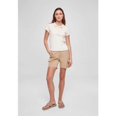 Abbildung von Urban Classics Poloshirt, Damen, Größe: XS, Whitesand