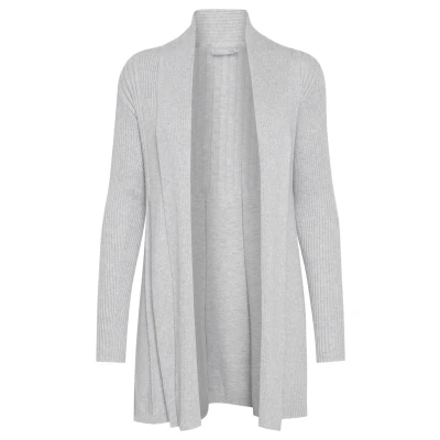 Abbildung von Fransa Zubasic Strickjacke, Damen, Größe: XL, Light grey melange