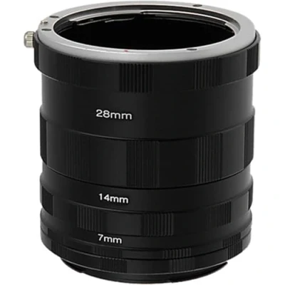 Abbildung von Fotodiox Macro Extension Tube Set Compatible with Sony A Mount (Minolta AF) Cameras for Extreme Photography