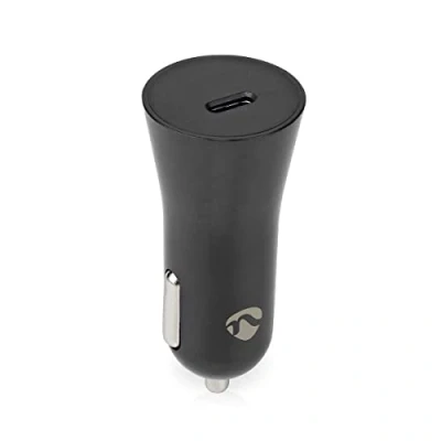 Abbildung von Nedis Auto Ladegerät 20 W 1.67 2.22 3.0 A Anzahl der Ausgänge: 1, Port Type: USB C™, Automatische Spannungswahl