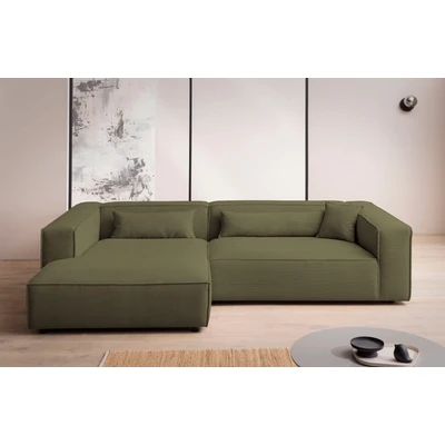 Abbildung von LeGer Home by Lena Gercke Ecksofa &quot;PIARA XXL, besonders tiefe Sitzfläche, L Form,&quot;, Inklusive 2 Rückenkissen 80x35 cm und 1 Zierkissen 40x40